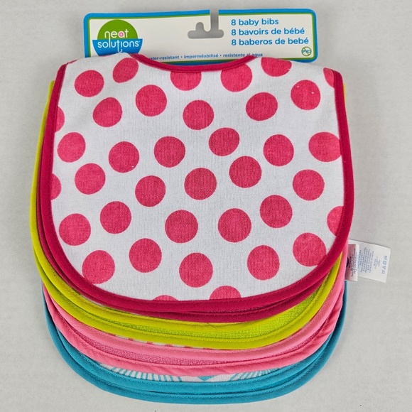Neat Solutions 8 pk Bibs - Picture 1 of 4